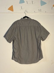 009-0118 Ecko Unltd. Men’s Gray Utility Short Sleeve Button Down Shirt Size 2XL