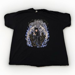Jujutsu Kaisen Megumi Fushiguro Shikigami Black Graphic T-Shirt Size 2XL Anime