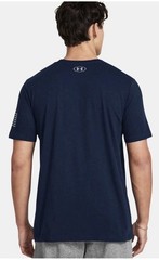 Under Armour Freedom Loose T-Shirt Athletic UA Gym US Flag Mens Sz L Patriot Run