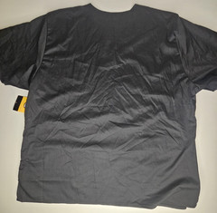 WonderWink Scrub Shirt Men’s X Large Black Utility Pockets Medical Uniform