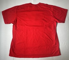 Pre Owned Good Orlando Florida Suna T Shirt Embroidered Red Silver Men Size 2XL