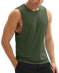 Mens Tank Top Sports Muscle Shirt Sleeveless Quick Dry Fitness Summer