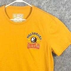 Valabasas Vintage Peace N Balance Graphic T-Shirt Men’s XL Yellow Short Sleeve