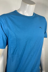 Tommy Bahama Short Sleeve Teal Blue Cotton T-shirt Medium Soft Feel Loose Fit