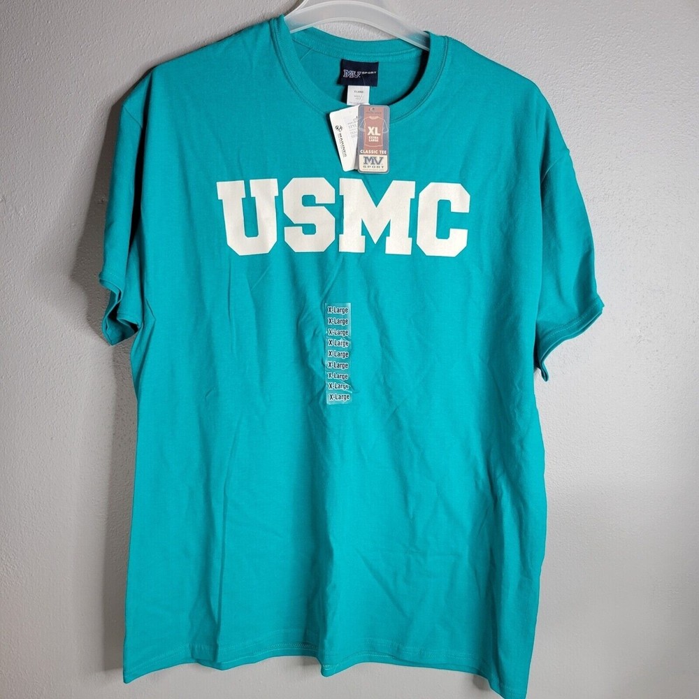 United States Marine Corps Mens Shirt XL With Tags MV Sport Short Sleeve