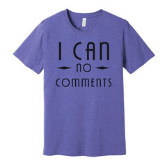 I Can No Comments Unisex Graphic Tee With Christian Message In Bold Clean Typefa
