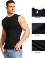 Shaperluv – Shaperluv Male Shaper Tank Chest Gynecomastia Compression Tank Tops