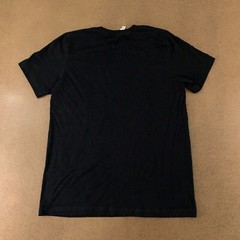 Bella Canvas Adult Size Large Black Work Forward Logo Graphic Short Sleeve Tee
