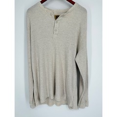 The Foundry Mens Thermal Henley Shirt XL Tall Gorpcore Outdoor Casual Classic