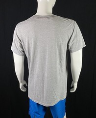 RVCA ANP Kevin Ancell Girl w/ Doll & Spraypaint Graphic Gray T Shirt, A Grade, L