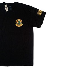 USMC Men’s Size L 2nd Battalion 4Th Marines Short Sleeve Black T-Shirt NEW