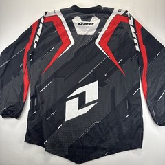 One Industries Men’s BMX Jersey XXL Black Red and White, Quick-Dry Lightweight