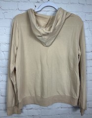 Normal People Scare Me long sleeve hooded shirt, sz M