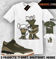 Tee Shirt Matching AJ 3 Family Affair To Match Sneaker Sneakerhead Heist T-Shirt