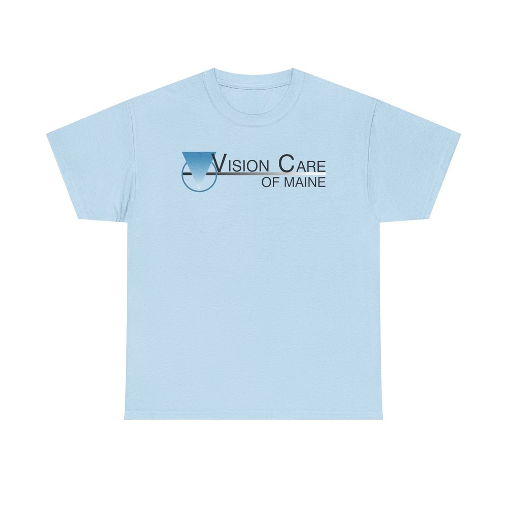 Vision Care of Maine T-Shirt Defunct Optometry Bankrupt Company Logo Tee