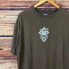 Vintage Split Skateboards Brown Graphic Cross Skate T-shirt size Men’s XL