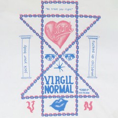 NWT VIRGIL NORMAL SILK WAREHOUSE OFF WHITE T-SHIRT SIZE S $50