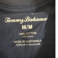 Tommy Bahama Mens To Brew List Beer Graphic T-Shirt Navy Blue Cotton Medium