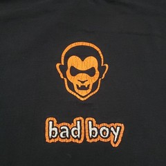 Vintage Bad Boy Shirt Mens Large Black Halloweeen Its’s The Thing Short Sleeve