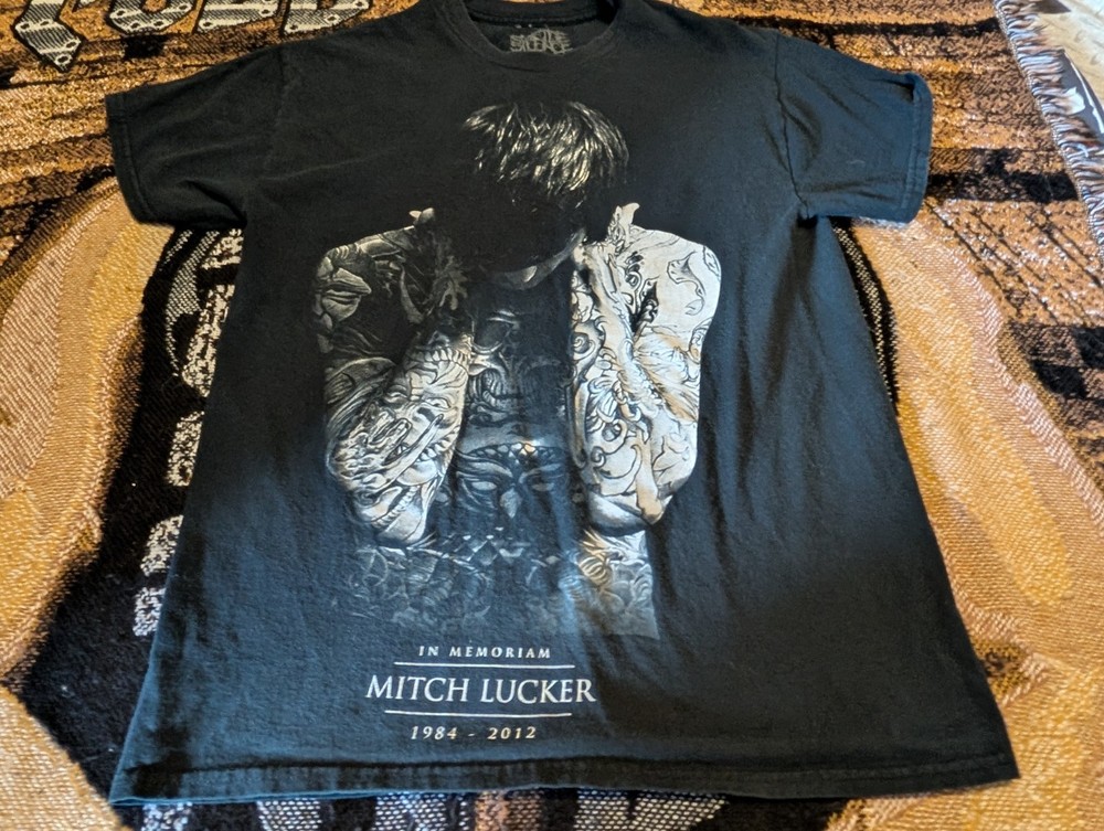 2012 Mitch Lucker Memorial T-Shirt Size M Suicide Silence MySpace Era Deathcore