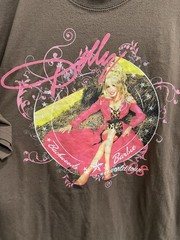 Vintage 2008 Dolly Parton Backwoods Barbie Tour T Shirt Brown Pink Size Xl