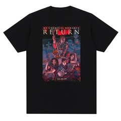 My Chemical Romance T-Shirt MCR Parade March Rock Band Official New Black