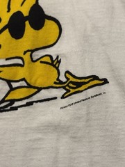 Vintage Snoopy Joe Cool & Woodstock Peanuts America T Shirt 90s Sz. XL