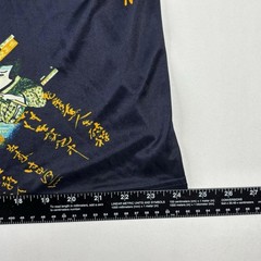 Vintage Japanese Script Graphic Shirt XXL Samurai Anime Y2K