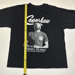 Nipsey Hussle Crenshaw Graphic T Shirt Black Hip Hop Rap Memorial Streetwear Tee
