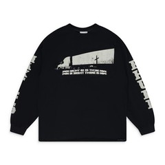 Rhude Black Cross Longsleeve T-Shirt SIZE M $415
