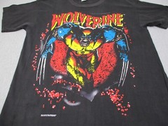 Vintage Wolverine Shirt Men Large X-Men Marvel Comic 1993 Made USA Single Stitch