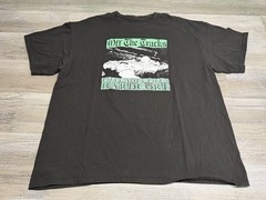 Off The Tracks Band T-Shirt Philadelphia Hard Core Black Concert Tee Sz 2XL Boxy