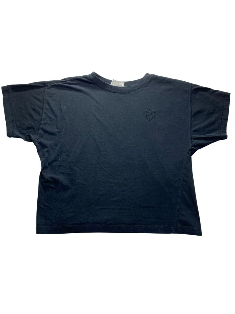 Vintage Pierre Cardin Black Cotton T-Shirt #5750