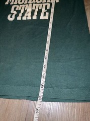 Vintage Michigan State T Shirt USA Made Single Stitch Size Youth Large 14/16
