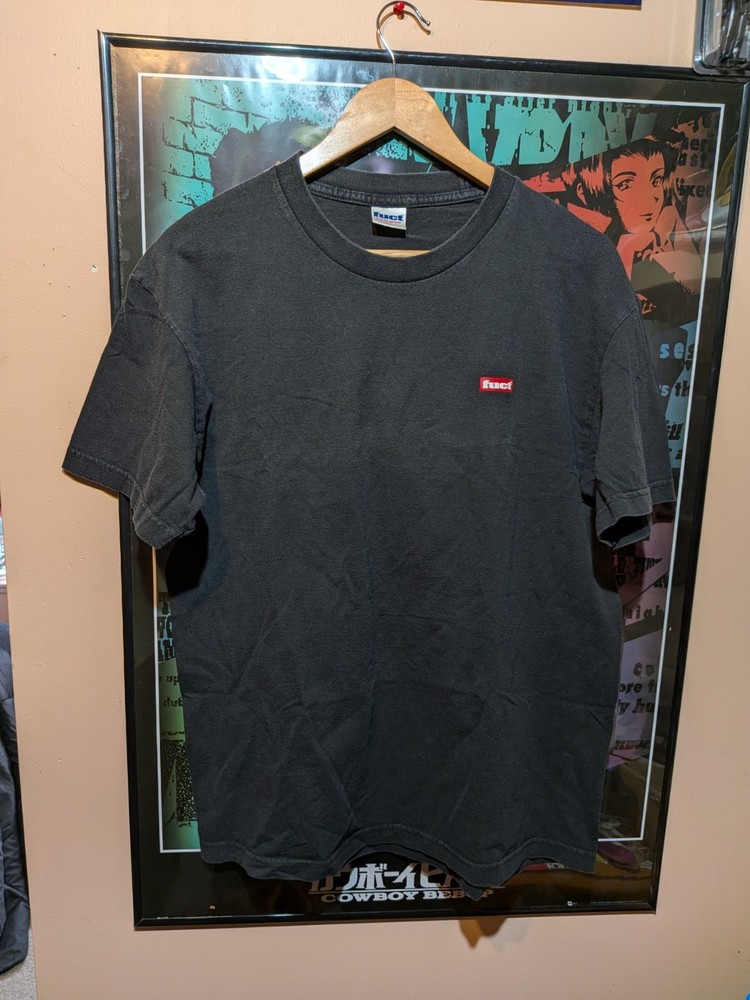 Black Fuct Antichrist Skate Shirt Size Large Made In Mexico