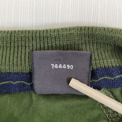 St Johns Bay Mens SZ L 46″ LS Henley Sueded Jersey Forest Green Ribbed Cuffs