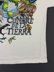Rare Vintage 90s Costa Rica Animals Sede Cumbre De La Tierra White Medium Tee