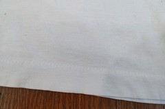 80s Vintage BVD Shirt Undershirt White Thin Combed Cotton Single Stitch L 42/44