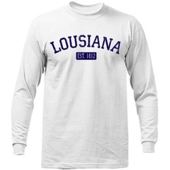 State of Louisiana LA Graphic Long Sleeve
