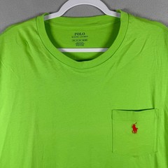 Polo Ralph Lauren Mens 2XB Crew Neck Pocket T-Shirt Green Short Sleeve Tee