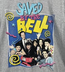 Saved By The Bell T Shirt *Men’s L* Gray Graphic 80’s/90s Retro Tee GenX