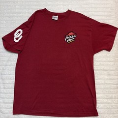 Vintage Pizza Hut University Oklahoma Staff Tee Shirt Adult Large
