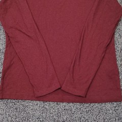 Banana Republic Shirt Mens Medium Red Long Sleeve Luxury Touch Crewneck Tee