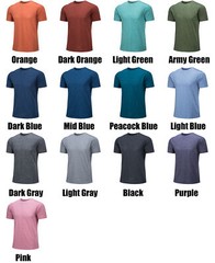 Mens Short Sleeve Athletic Shirt Gym Workout Runing Performance Dry Fit Casual T