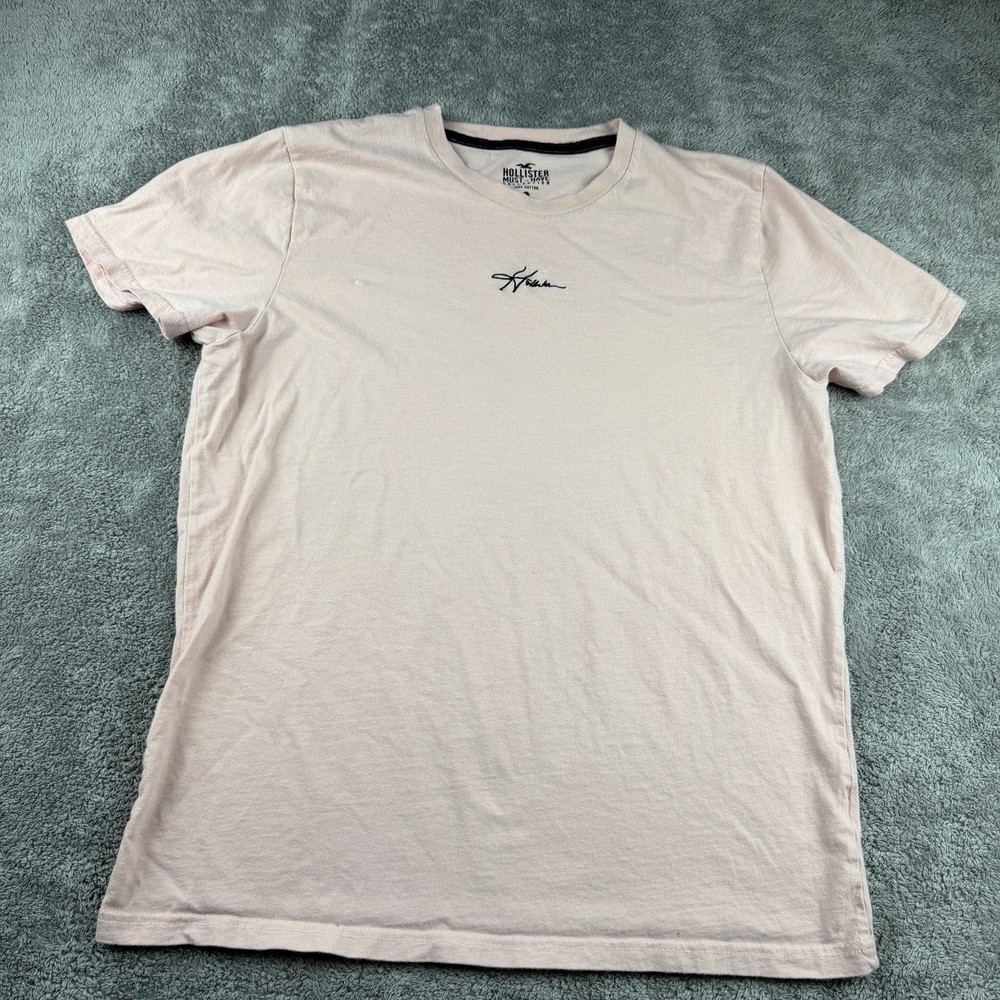 Hollister Must Have Collection Short Sleeve T-shirt Mens Pink Cotton