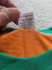Dead Stock Never Used Single Stitches Russell 70s vintage XS Ringer t shirt USA