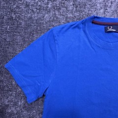 Fred Perry T-Shirt Small Royal Blue Logo Pocket Cotton Jersey Casual Crew Neck