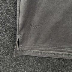 BYLT Everyday Split-Hem Shirt Men’s Large Gray Premium Basics Crewneck Tee