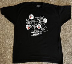 Super Nintendo World Universal Studios Hollywood Boo Ghosts T-Shirt Size M