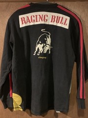 Ringspun AllStars Raging Bull Long Sleeve Shirt Mens Small Black w/Red Trim NWOT